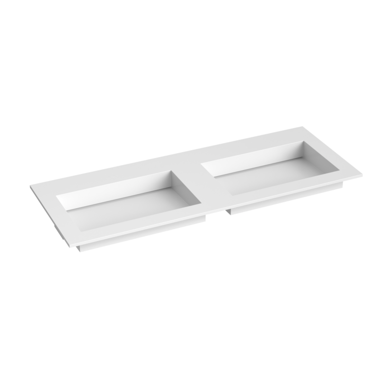 CORIAN®2 dvigubas praustuvas