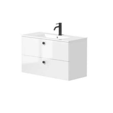 Cabinet with washbasin