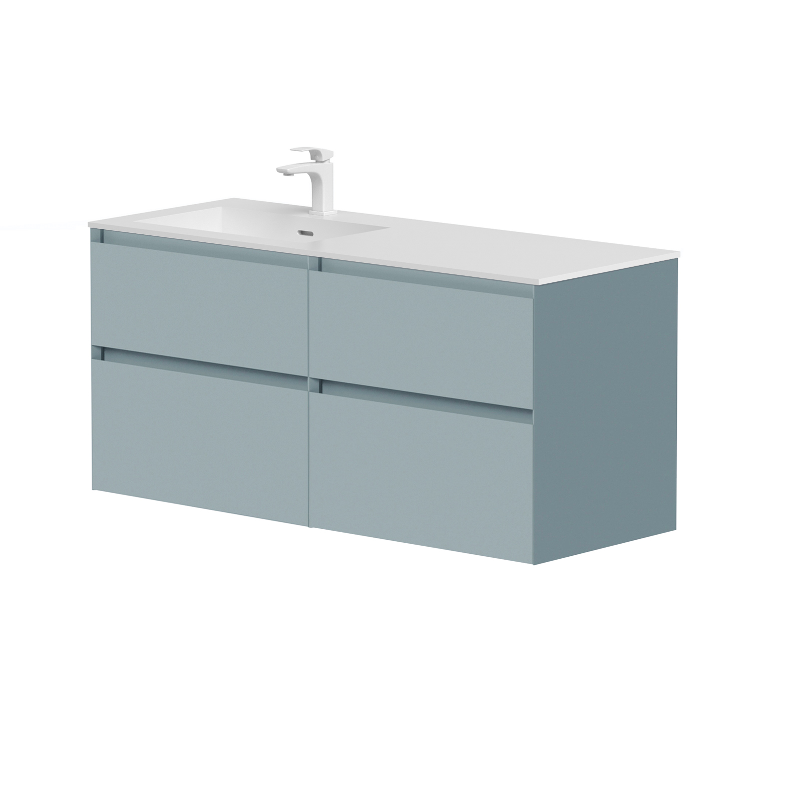 Spintelės su praustuvu kairėje, 120 cm