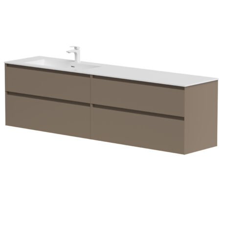 Spintelės su praustuvu kairėje, 200 cm